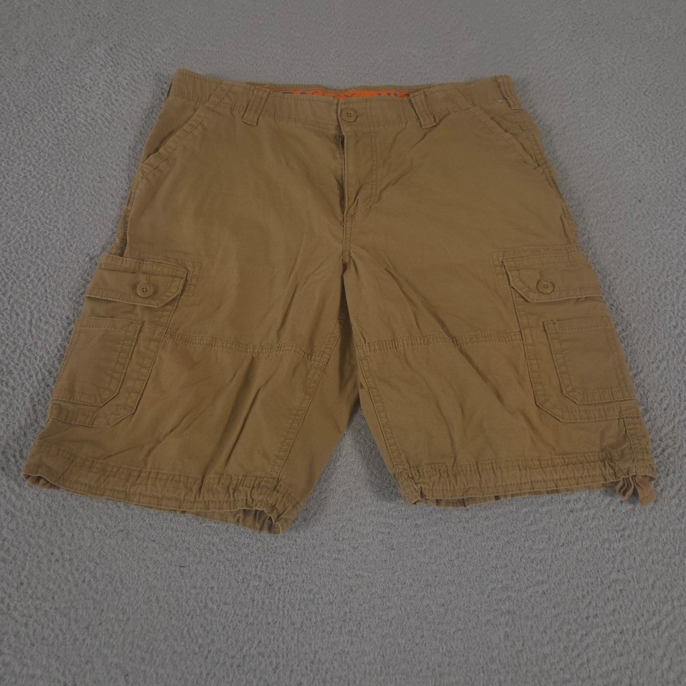 Urban Pipeline Shorts Mens 38 Tan Cargo Ultraflex Stretch Cotton Multi-Pocket